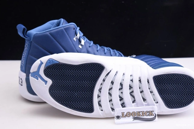 Cheap TB Retro 12 Jordan 130690-404 Air Blue Stone 0801